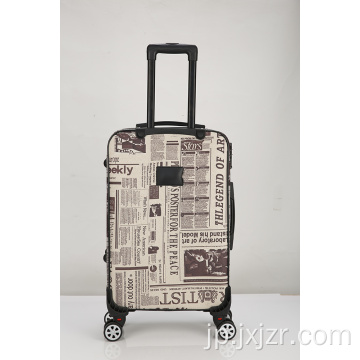 ソフトサイドプリント荷物用スーツケース